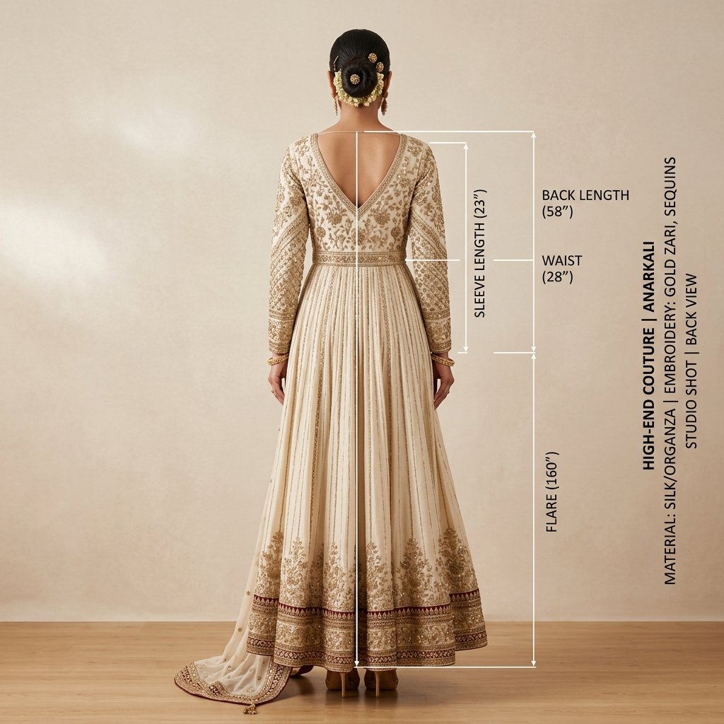 Measurement guide - back view